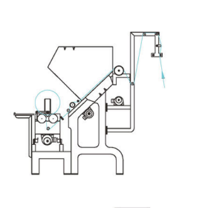 ST-G150 Automatic edge control cloth looking machine