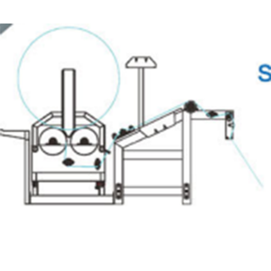 ST-G602 giant batch cloth inspection & rolling machine