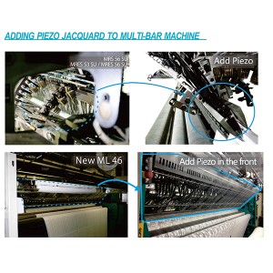 Piezo Jacquard System for Raschel Warp Knitting Machine