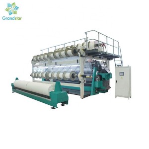 Good Wholesale Vendors Hdr6 Speed Double-needle Bar Raschel Warp Knitting Machine