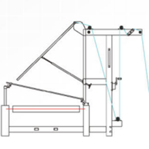 MB541AB-180 Fabric folding and rolling machine