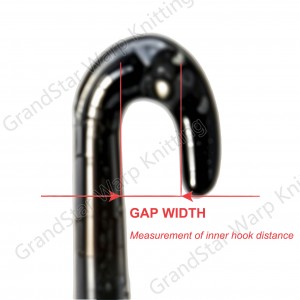 Hook Needle For Warp Knitting Machine