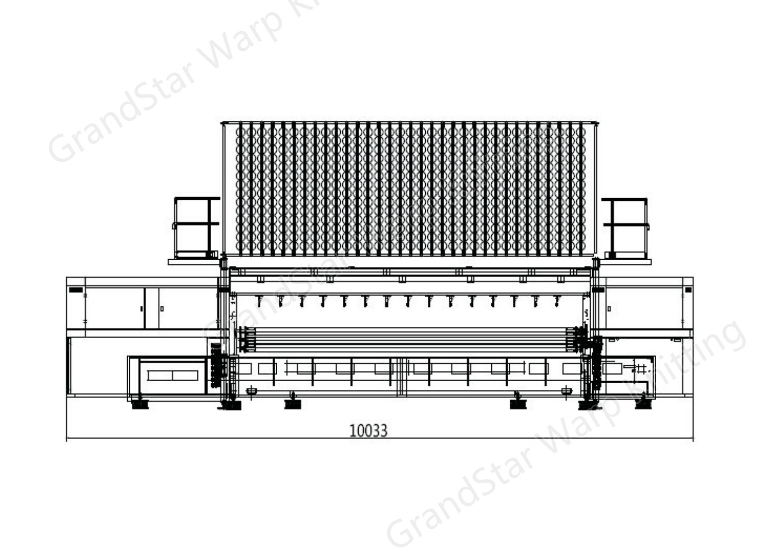 raschel jacquard lace warp knitting machine JL65/1B