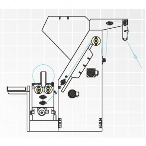 Sving- og testmaskin for etterbehandling av silke- / tøyinspeksjonsmaskin