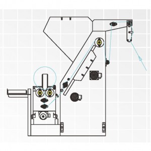 Avvolgimento e collaudo macchina per finissaggio macchina per ispezione seta / panno